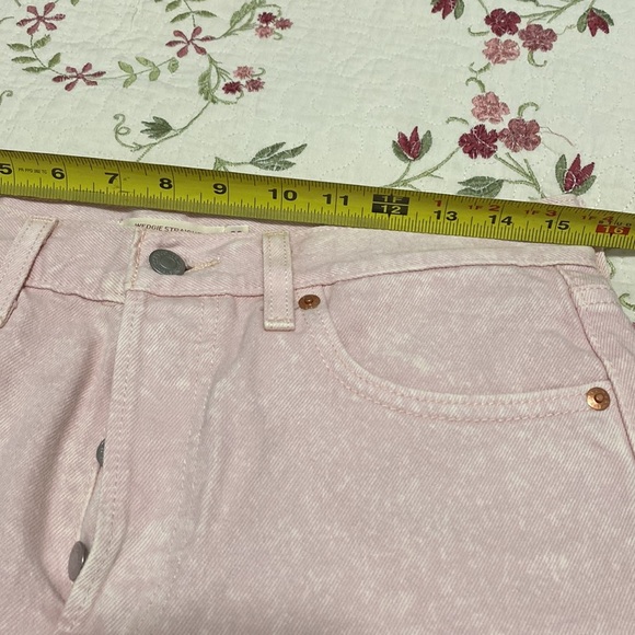Levi's Wedgie Straight Women's Pink Jeans - Picture 11 of 15